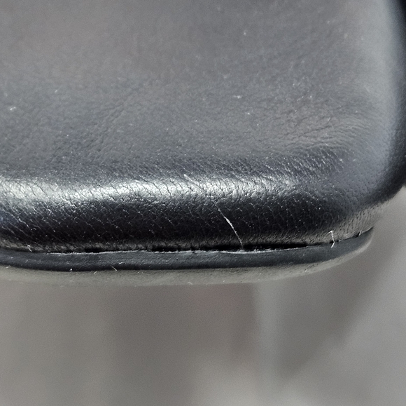 Vionic Orinda Flats Womens Sz 7.5M Black Leather Square Toe Low Heel Vio-motion - Picture 10 of 10